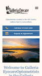 Mobile Screenshot of mygalleriaeyecare.com